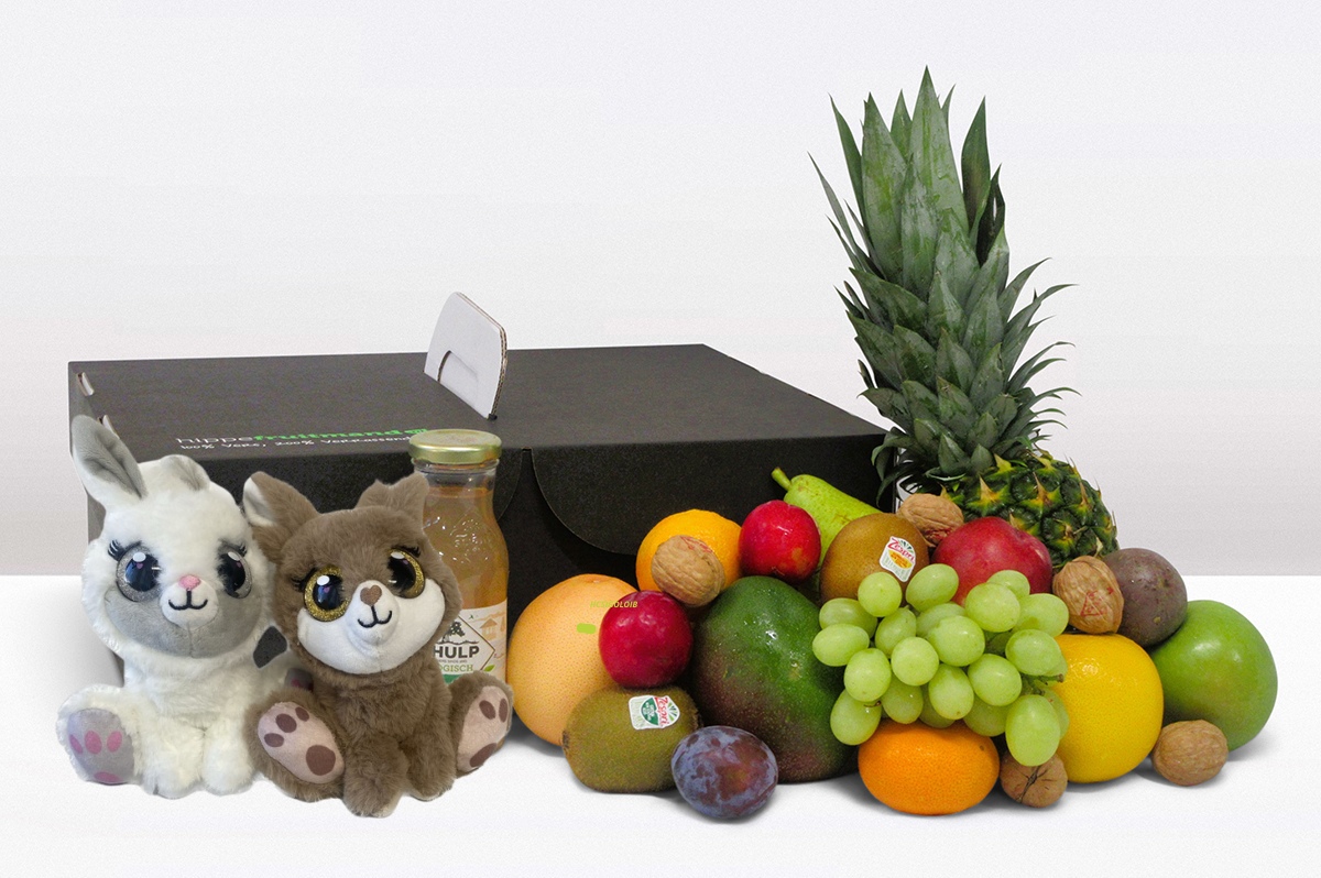 Fruitmand groot knuffel