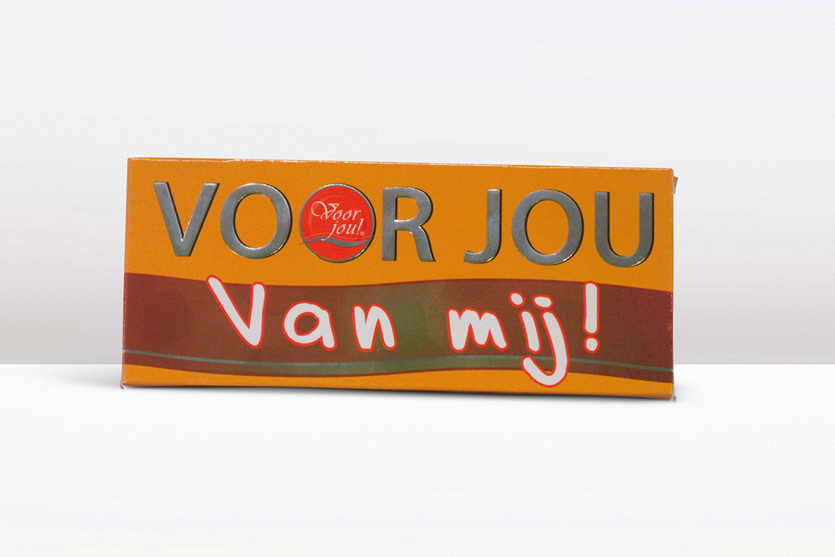 Chocolade reep voor jou van mij