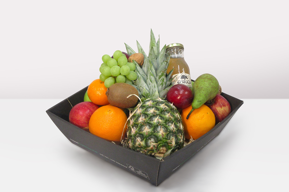 fruitschaal appelsap