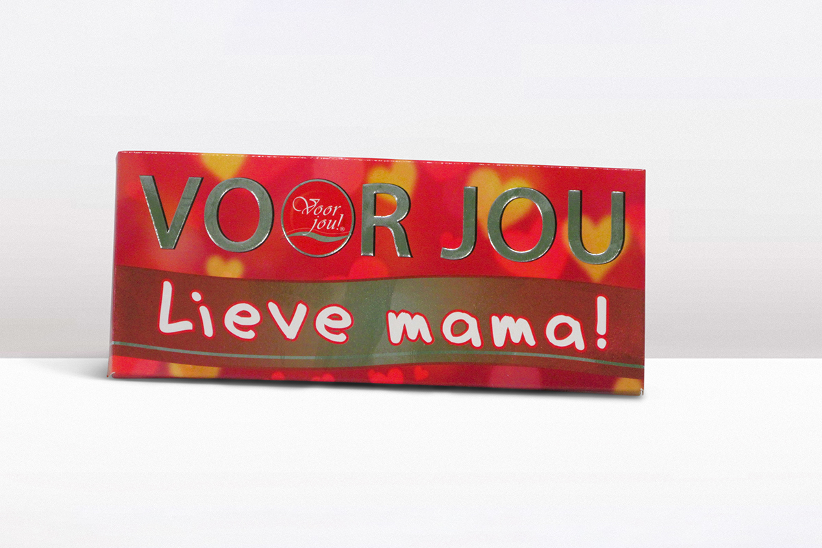Reep chocolade Voor Jou lieve Mam