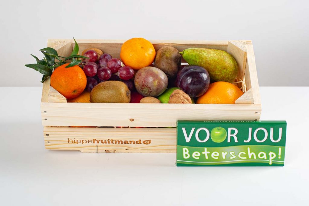 Hippe fruitkist "Beterschap" small Fruitkist Beterschap small
