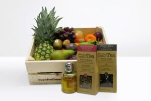 Hippefruitkist Groot Thee en honing pakket Fruitkisten
