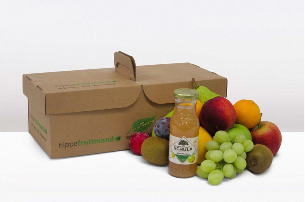 Fruitmand Puur natuur appelsap Fruitmand puur natuur