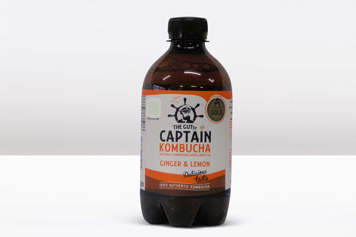 captain Kombucha Ginger & lemon